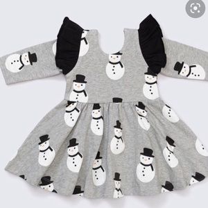 Monica & Andy Let It Snowman dress